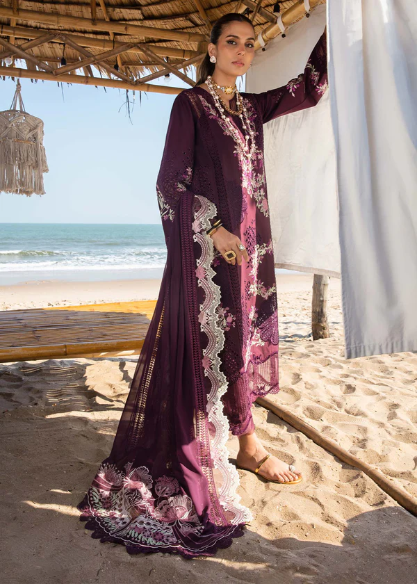 Saira Shakira Luxury Lawn - Dahlia B