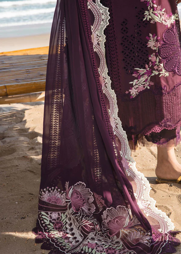 Saira Shakira Luxury Lawn - Dahlia B - Image 2