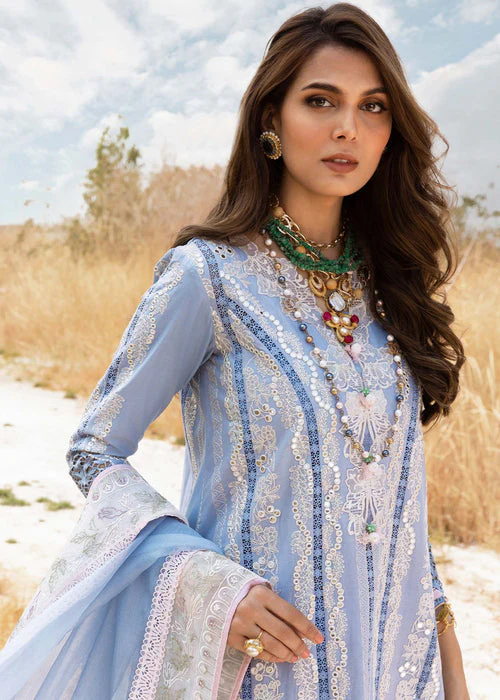 Saira Shakira Luxury Lawn - Nadine A - Image 4