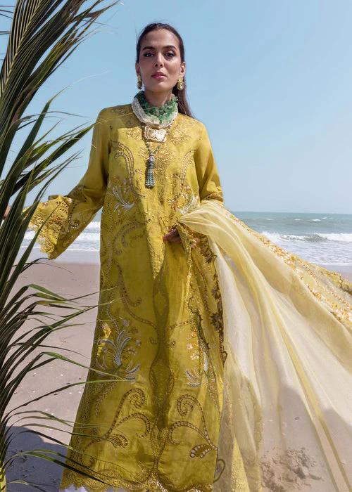 Saira Shakira Luxury Lawn - Samara A - Image 3